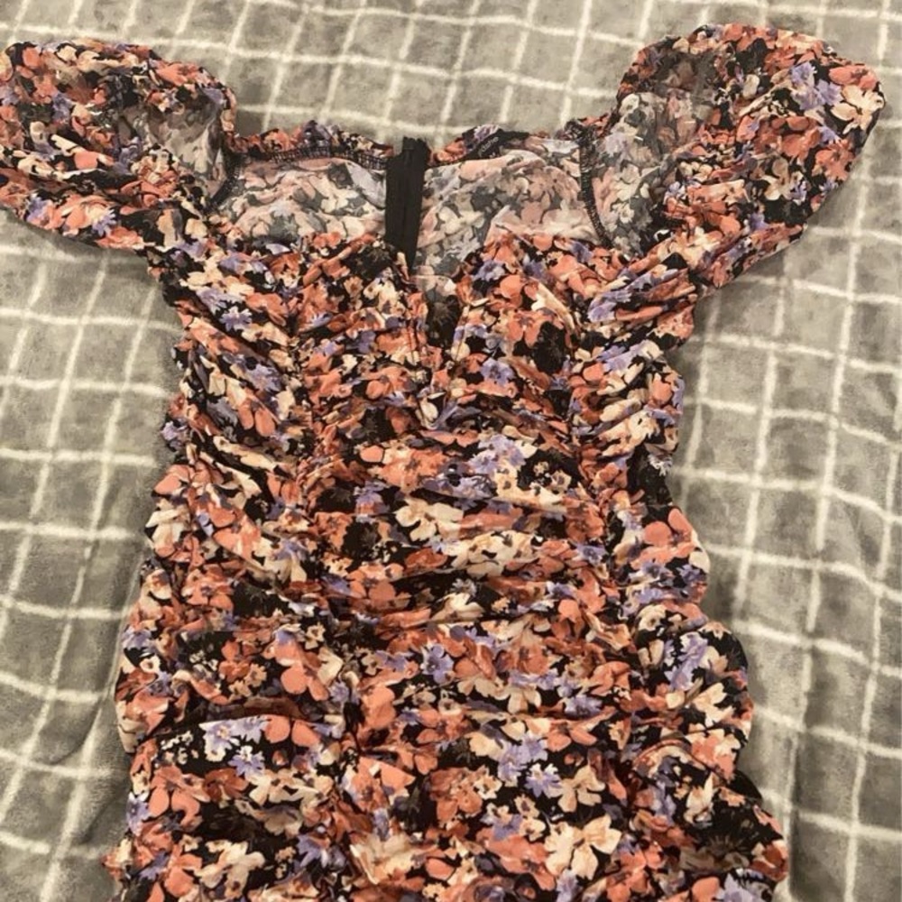 Floral mini dress